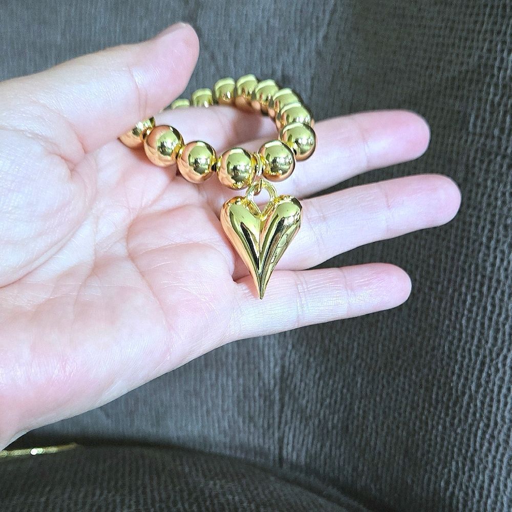 Gemelli👭 Gold💛 "Gianna" Happy😃 Heart❤️ Adjustable Necklace - NWT - Picture 2 of 15